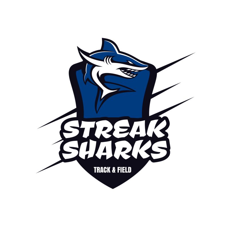 Sharks Track & Field Team Logo 01 Thumbnail
