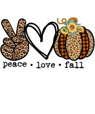 Peace Love Fall Leopard Print Pumpkin Thanksgiving Graphic Raglan Baseball Tee
