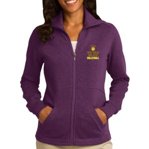 Ladies Slub Fleece Full Zip Jacket Thumbnail