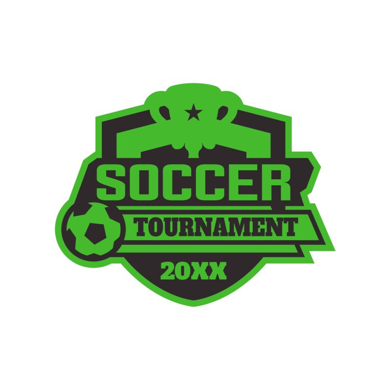 Soccer Tournament logo template 02 Thumbnail