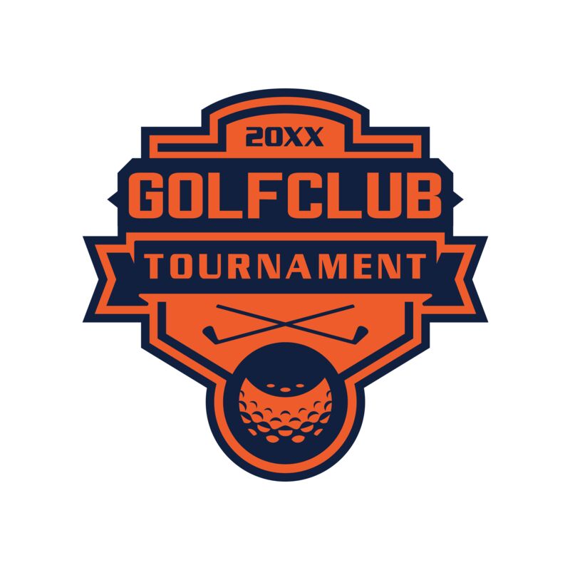 Golf club Tournament logo template 02 Thumbnail