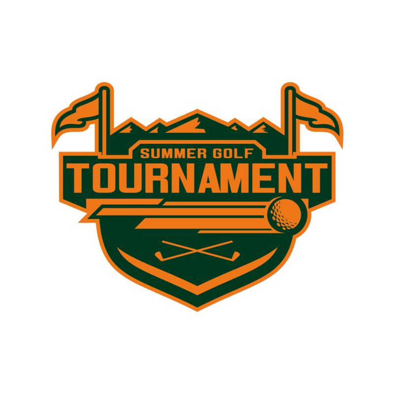 Tournament Summer golf logo template	02 Thumbnail