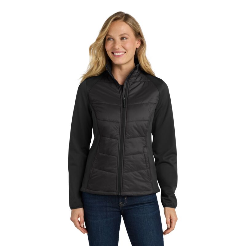 Ladies Hybrid Soft Shell Jacket Thumbnail