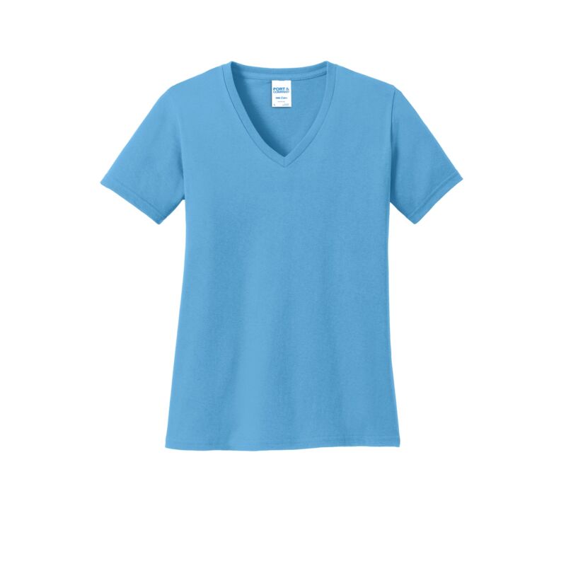 Ladies Core Cotton V Neck Tee Thumbnail