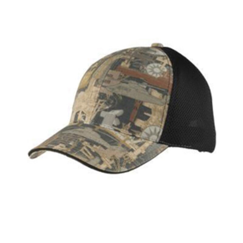 Camouflage Cap with Air Mesh Back Thumbnail