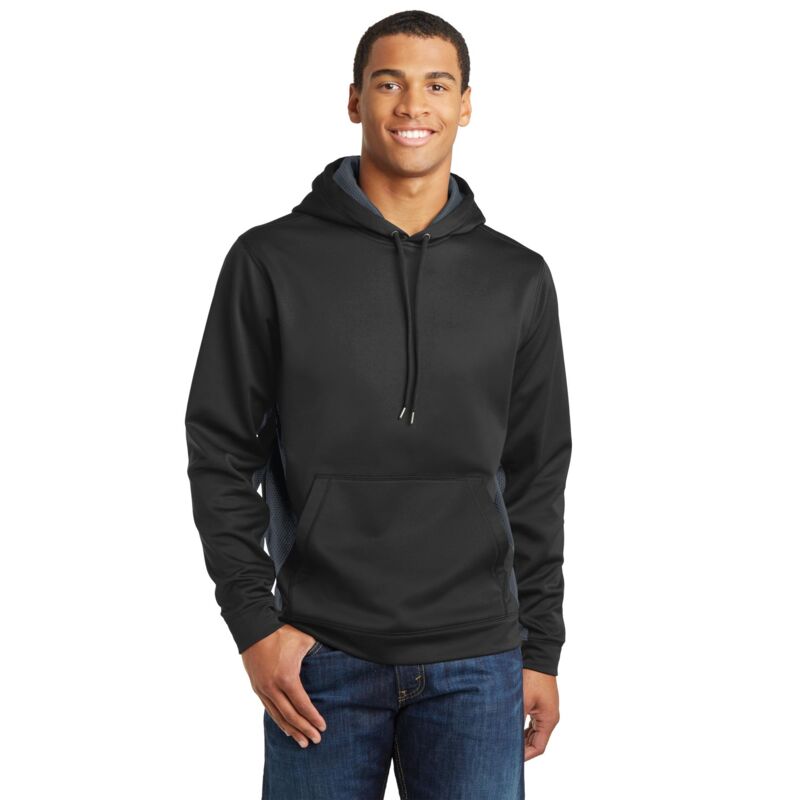 Sport Wick ® CamoHex Fleece Colorblock Hooded Pullover Thumbnail
