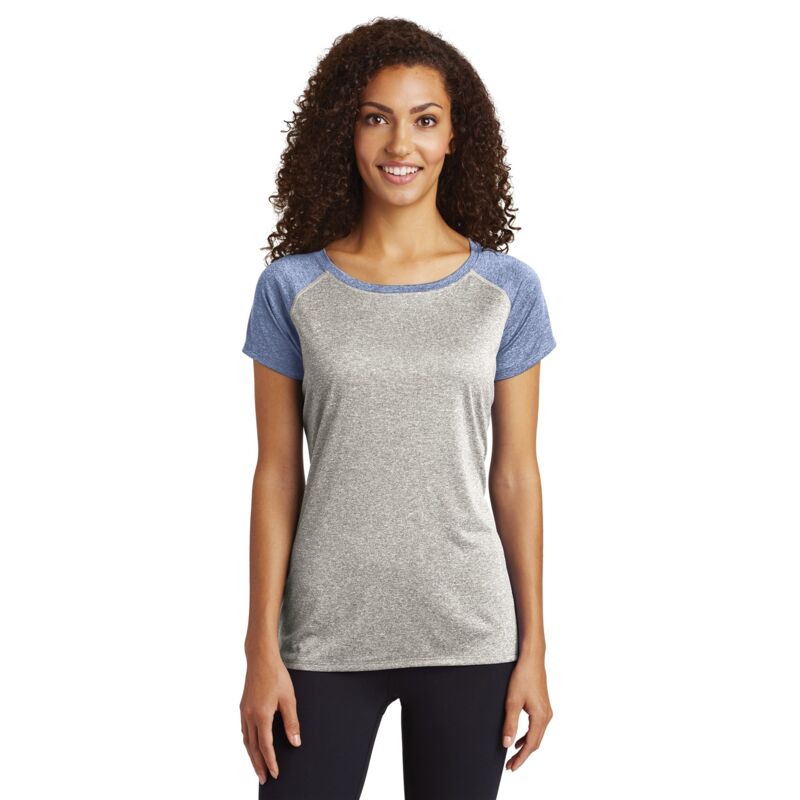 ® Ladies Heather On Heather Contender ™ Scoop Neck Tee Thumbnail