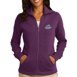 Ladies Slub Fleece Full Zip Jacket Thumbnail