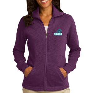 Ladies Slub Fleece Full Zip Jacket Thumbnail