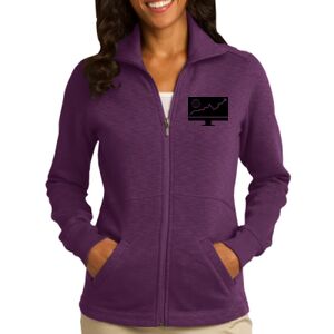 Ladies Slub Fleece Full Zip Jacket Thumbnail
