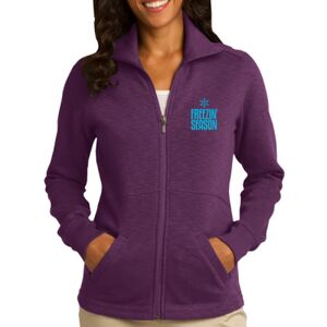 Ladies Slub Fleece Full Zip Jacket Thumbnail